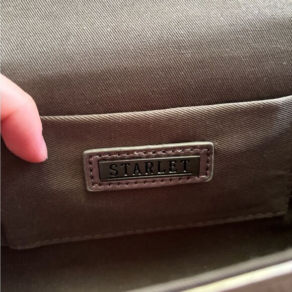 Black/Dark Grey Swarokski stones  Evening Clutch with Chain Strap - Picture 4 of 5